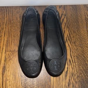 WORN Tory Burch Minnie Travel Ballet flats